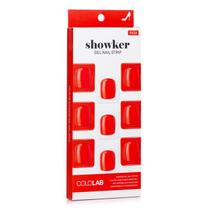 Tira de Unhas em Gel Cololab Showker CPF504 - Vermelho Real