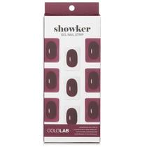 Tira de Unhas em Gel Cololab Showker CSF512 - Vermelho Escuro