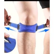 Tira faixa sub de patela utilidade para esportes proteção para joelho ajustável - Filó Modas