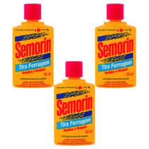 Tira ferrugem 50ml semorim idela para tecidos e roupas 3 und Tira ferrugem 50ml semorim idela para tecidos e roupas 3 und