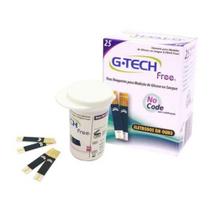 Tira Fita De Glicemia Free Para Medidores de Glicose Gtech Free e Smart Free - G-Tech