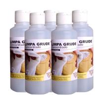 Tira Grude Kit C/5x240ml Cada Limpeza Manchas De Oleo Graxa