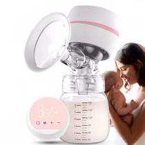Tira Leite Elétrico Bomba Materno Digital Mamadeira 180Ml - Higa