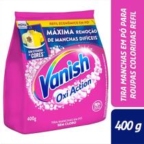 Tira Machas Em Pó Vanish Multi Power Oxi Action 400G Refil Econômico Para Roupas Coloridas