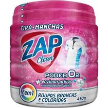 Tira Mancas Poder O2 2 em1 Roupas Brancas e Coloridas Zap Clean