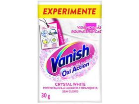 Tira Mancha Vanish Gold Oxi Action Cristal White 30g - Sachê Tira Manchas Branqueador