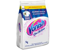 Tira-Manchas em Pó Oxi Action Crystal White Branqueador Instantâneo Roupas Brancas Vanish Tira-Manchas em Pó Oxi Action Crystal White Branqueador Instantâneo Roupas Brancas Vanish
