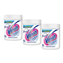 Tira Manchas Em Pó Vanish 450g Branco Cristal - Kit 3