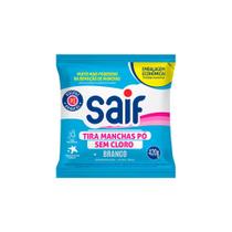 Tira Manchas Sem Cloro + Branco Refil Pó 420g Saif