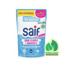 Tira Manchas Sem Cloro + Branco Sachê 500ml Saif