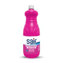 Tira Manchas Sem Cloro Multiuso Saif 1L, Removedor De Manchas Multiuso, Rosa, Mais Poderoso Na Remoção De Manchas, Roupa