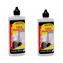 Tira Manchas Tecidos Remove Todos Os Tipos 120ml 2 Unidades