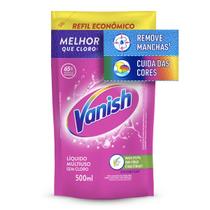 Tira Manchas Vanish Líquido Multiuso Para Roupas Coloridas Refil Econômico 500ml