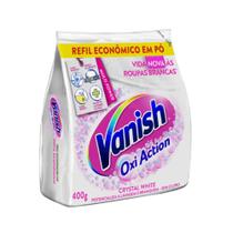 Tira Manchas Vanish Oxi Action Crystal White em Pó sem Cloro Refil 400gr