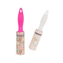 Tira Pelos Rolos Adesivo para Tirar Pelo da roupa Pelos de Gatos Cachorro Bolinhas 10 folhas Pequeno