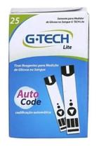 Tira Reagentes para Medição de Glicose no Sangue Auto Code G-Tech Lite