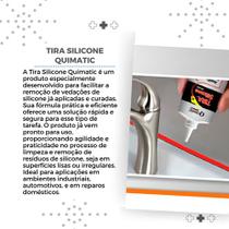 Tira Silicone Gel Remove Pu E Silicone 45 G Vidros, Plasticos, Metais, Pedras E Porcelana Quimatic Tapmatic