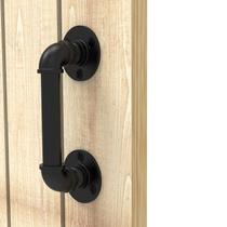Tirador de Puerta Corredera de Tubo TOIMIOTOIM 24 cm Negro Rústico Tirador de Puerta Corredera de Tubo TOIMIOTOIM 24 cm Negro Rústico
