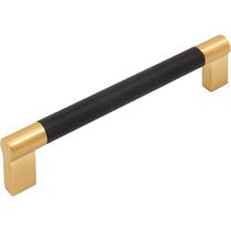 Tirador para Gabinete Stone Harbor Hardware 12,8 cm Latón Negro Mate