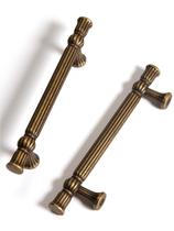 Tiradores de gabinete de latón antiguo BEILEIOU con centro de agujero de 9,6 cm