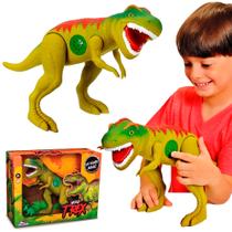 Tirano Rex Dinossauro Com Som Brinquedo Infantil Meninos - Adijomar Brinquedos