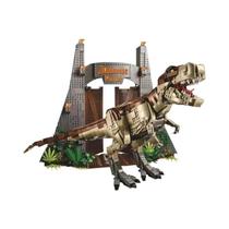 Tiranossauro Rex Dinossauro Blocos De Construção Brinquedos Infantis Jurassic World Park Presente De