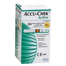 Tiras Accu Chek Active - Roche 50 Unidades