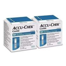 Tiras Accu Chek Guide Kit com 100 Tiras