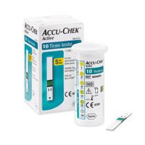 Tiras AccuChek Active caixa com 10 tiras