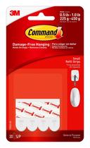 Tiras adesivas Command Small Refill 20 tiras brancas