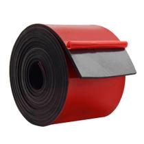 Tiras de borracha DOBTIM Neoprene sólido com adesivo 0,125x10x1cm