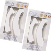 Tiras de cera Satin Smooth EZ Grip para sobrancelhas, lábios e queixo 100 quilates x 2