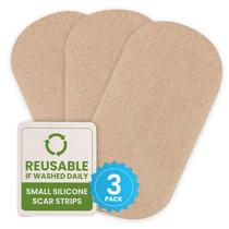 Tiras de cicatrizes de gel de silicone Epiderm Small Scars, pacote com 3