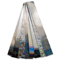 Tiras de corrente Hygloss Products Super 1x8cm em prata holográfica Tiras de corrente Hygloss Products Super 1x8cm em prata holográfica