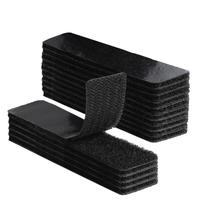 Tiras de fecho de contato noot products 1x4 polegadas, 20 conjuntos