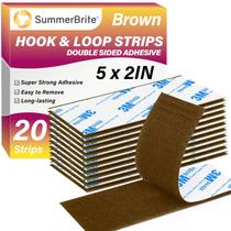 Tiras de gancho e laço Summerbrite 5 x 12,7 cm 10 pares/20 tiras