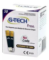 Tiras De Glicemia Free Com 50 Tiras Reagentes - G-Tech