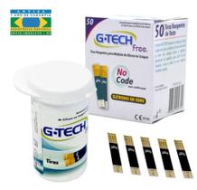 Tiras de Glicemia G-Tech Free - 50 unidades