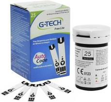 Tiras De Glicemia Lite Com 25 Tiras Reagentes - G-Tech