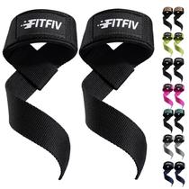 Tiras de musculação FITFIV com apoio de neoprene para o punho 53 cm Tiras de musculação FITFIV com apoio de neoprene para o punho 53 cm