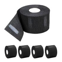 Tiras de pescoço de barbeiro de papel descartáveis 5 rolos e 500 tiras Tiras de pescoço de barbeiro de papel descartáveis 5 rolos e 500 tiras