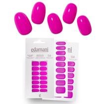 Tiras de unhas de gel edamani, gel instantâneo 100% real totalmente curado Tiras de unhas de gel edamani, gel instantâneo 100% real totalmente curado