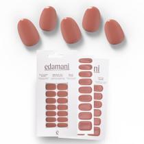 Tiras de unhas de gel edamani, unhas de gel 100% reais totalmente curadas Tiras de unhas de gel edamani, unhas de gel 100% reais totalmente curadas