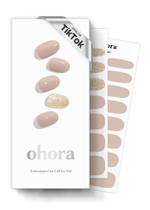 Tiras de unhas de gel Sohora semi-curadas e nudistas com qualidade de salão de beleza