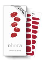 Tiras de unhas de gel Sohora semi-curadas em vermelho, vermelho claro, qualidade de salão Tiras de unhas de gel Sohora semi-curadas em vermelho, vermelho claro, qualidade de salão