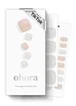 Tiras de unhas de gel Sohora Semi Curred P Aura Nude com acessórios Tiras de unhas de gel Sohora Semi Curred P Aura Nude com acessórios