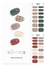 Tiras de unhas em gel Sohora N Cream Moss com acessórios Tiras de unhas em gel Sohora N Cream Moss com acessórios