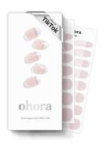 Tiras de unhas em gel Sohora Semi Curred N Essential French White Tiras de unhas em gel Sohora Semi Curred N Essential French White