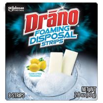 Tiras Espumantes para Desentupir Ralos Drano 8 unidades 80g Tiras Espumantes para Desentupir Ralos Drano 8 unidades 80g