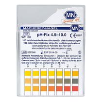 Tiras Indicadoras de pH MACHEREY-NAGEL 92120 4,5-10 Caixa com 100